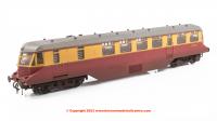 19407 Heljan AEC Railcar number W20W in BR Crimson and Cream Livery with white roof - weathered